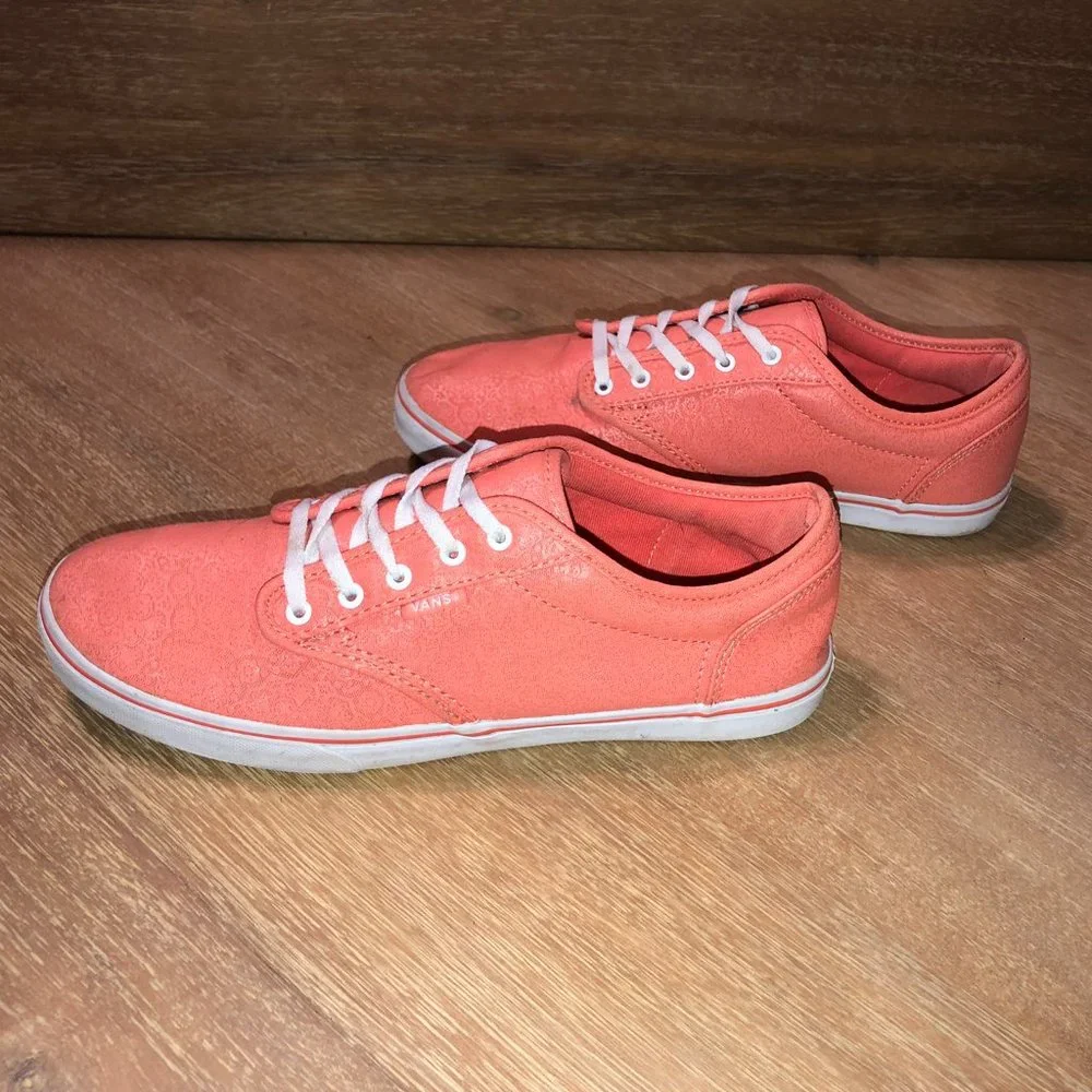 Vans Coral Shimmer SIZE 9, EXCELLENT CONDITION - Picture 2 of 8